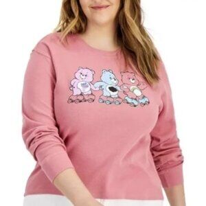 NWT Mad Engine Trendy Plus Size Care Bears Cotton Top